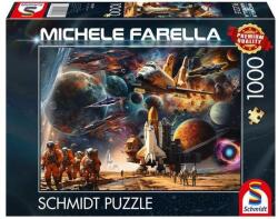Schmidt Spiele 1000 db-os puzzle - Fascination of Space Travel - Journey to Distant Galaxies, Michele Farella (58539)