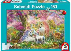 Schmidt Spiele 56387 - Unicorn Family in the Flower Forest - 150 db-os puzzle (56387)