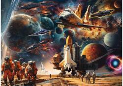 Schmidt Spiele 58539 - Fascination of Space Travel - Journey to Distant Galaxies, Michele Farella - 1000 db-os puzzle (58539)