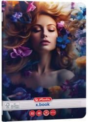 Herlitz Caiet dictando Herlitz A5, 48 file, 70g/mp, colturi rotunjite, Motiv Beauty (9497470)