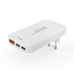 Hama univerzális hálózati USB&TYPE-C töltő 'PD/QC' 65W fehér (00201976)