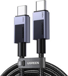 UGREEN USB-C - USB-C PD Gyors Töltőkábel L513 (Űrszürke) 2m
