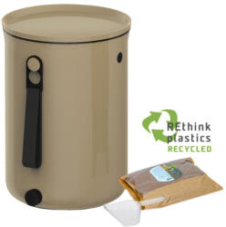 Bokashi Organko 2 konyhai mini komposztáló + 1 kg starter - Cappuccino - zoldbolt