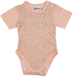 Andrea Kft Rövid ujjú mintás kislány baba body - pindurka - 2 590 Ft