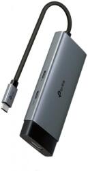TP-Link USB Type-C 5-Port Hub SPEC: 1 Ă USB-C Connectorďź1 Ă HDMI 4K 60Hz Portďź1 Ă USB-C PD 100W Portďź2 Ă USB-A 3.0 Portsďź1 Ă USB-C 3.0 Port FEATURE: Plug and Play, Self-storage for Connector, Fas