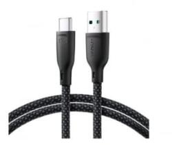 JOYROOM adatkábel (USB-Type-C, 100W, gyorstöltő, cipőfüző) 100cm fekete (SA34-AC6 B)
