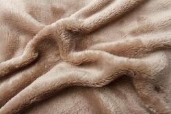 Svitap sleepwell Mikroflanel lepedő, csokoládébarna, 180×200×20 cm (0370017-MIKROFL01)