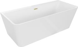 Mexen Volta 150x75 cm fehér/szálcsiszolt arany (51131507500-55)