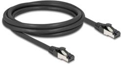 Delock RJ45 hálózati kábel Cat. 8.1 S/FTP 2 m fekete (80572) - pepita