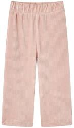 vidaXL Világos rózsaszín kordbársony gyereknadrág 116, 30°C-ig mosógépben mosható 14076 (14076)