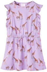 vidaXL Gyerek ruha fodros ujjal és húzózsinórral Lila 92 mosógépben mosható 14600 (14600)