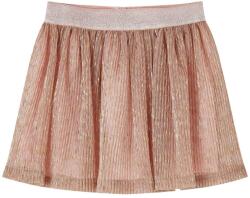 vidaXL Gyerek szoknya csillámokkal Lágy rózsaszín 104, 30°C-ig mosógépben mosható 15087 (15087)