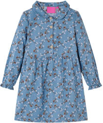 vidaXL Benzinkék hosszú ujjú gyerekruha 116 mosógépben mosható 14351 (42007259)