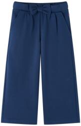 vidaXL Gyerek nadrág széles szárú nadrágokkal Navy 104, 30°C-ig mosógépben mosható 14828 (14828)