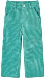 vidaXL Mentazöld kordbársony gyereknadrág 104, 30°C-ig mosógépben mosható 14365 (14365)