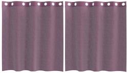 vidaXL 2 db lila fátyolfüggönyök rojtokkal 140x140 cm 0.26 kg 4102101 (4102101)
