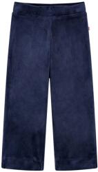 vidaXL Sötétkék bársony gyereknadrág 104, 30°C-ig mosógépben mosható 14400 (14400)