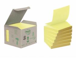 3M POSTIT 3M Post-it® Öntapadó jegyzettömb, `Z`, 100 lap, 76x76 mm, környezetbarát, sárga (R330-1B)