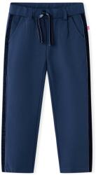 vidaXL Gyerek nadrág fekete szegélyekkel Navy 116, 30°C-ig mosógépben mosható 14924 (14924)