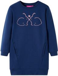 vidaXL Gyermek melegítő ruha Navy 104 mosógépben mosható 13780 (13780)