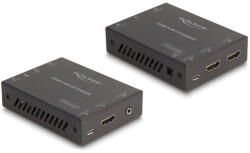 Delock HDMI KVM hosszabbító készlet Cat. 6 kábelen keresztül 4K 60 Hz 70 m (DL-65957)