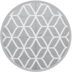 vidaXL kültéri szőnyeg ARAKIL szürke Ø120 cm PP 368466 (368466)