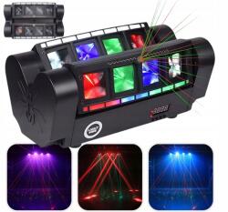 Light4Me Multieffekt Led Mozgó Fej Rgbw LIGHT4ME Spider Strobo Laser (5908249810648)
