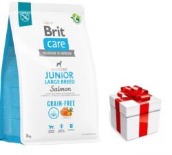 Brit Brit Care Grain-Free Junior Large Breed Salmon & Potato 3 kg + Meglepetés A Kutyádnak Ingynes