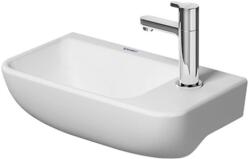 Duravit ME by Starck - Mosdókagyló 400x220 mm, 1 csapfurat jobb oldalon, WonderGliss-szel, matt fehér színben 07174032001 (07174032001)