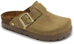0Ft kiszállítás! Leon Comfortstep 6006 bézs női bőr klumpa 36-38, 40, 41 Birkenstockhoz hasonlatos talppal