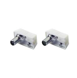 Somogyi Elektronic FS 12X 1 db pipa koax dugó + 1 db pipa koax aljzat