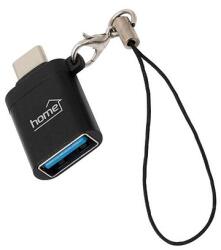 Somogyi Elektronic USBCA3 usb-c átalakító, USB3.0, 3.0 A, 60 W, USB-C dugó, USB-A aljzat, gyorstöltés, adattovábbítás
