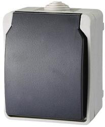 Aquastop AQUATOP 9871H falon kívüli dugalj, 1 db aljzat, 16 A, IP54, szürke