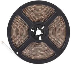 Somogyi Elektronic LS 5000SOUND zenére villogó RGB LED szalag szett, 30 db SMD 5050 LED/m, ragasztható, 5m, 400 lm/m, 4, 8 W/m