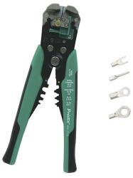 Pro'sKit Pro´skit 8PK-371D kábelcsupaszoló és préselő fogó, 210 mm, több féle mérethez, rögzíthető csupaszolási hossz