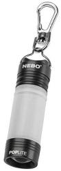 NEBO NB6557 POPLITE zseblámpa, 8x-os zoom, alumínium test, víz- és ütésálló, mágneses és karabineres rögzítés, 45g - dellaprint