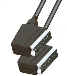 Somogyi Elektronic VC 3DX videókábel, 21 pólusú SCART dugó-21 pólusú SCART dugó, sztereó, 1, 5m - dellaprint
