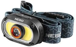 NEBO NEB-HLP-1005-G MYCRO 500 fejlámpa, 500-30 lumen, újratölthető, IPX4, állítható dőlésszög - dellaprint