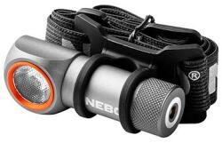 NEBO NEB-HLP-1008-G EINSTEIN 600+ fejlámpa, 600 lm - 60 lm, 90 m, 4 funkció, IPX6, USB-C