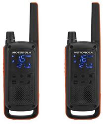 Motorola Motorla TLKR T82 adóvevő pár, 10km, 16 PMR csatorna, 121 csatorna, iVOX, IPX 4, ~18 óra üzemidő