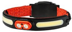 NEBO NEB-HLP-0021-G CURVBEAM 600 FLEX fejlámpa, 600 lumen, 1100mAh, COB LED, IPX4, 180-os világítás