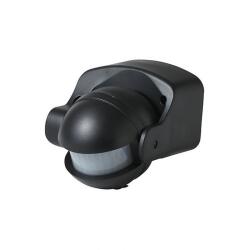 GAO 0687H kültéri PIR mozgásérzékelő, max. 1000 W, 12 m érzékelés, IP44, fekete - dellaprint