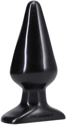 Doc Johnson черна анална тапа - класик, голяма - (14, 5 cm) - lovesexshop