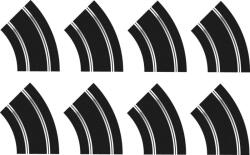 Scalextric C8196 - R2 Curve *8 Track Extension Pack (28-C8196)