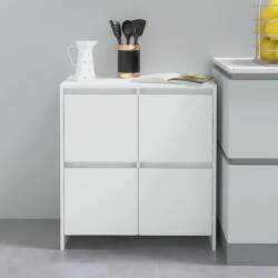 vidaXL fehér szerelt fa tálalószekrény 70x41x75 cm (809764)