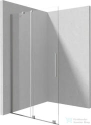Deante PRIZMA walk-in zuhanyfal csúsztatható, 90 cm, szálcsiszolt acél KTJ_F39R (KTJ_F39R)