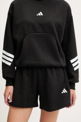 adidas rövidnadrág Future Icons fekete, sima, magas derekú, JC5466 - fekete XL