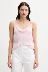 Sisley top rózsaszín, sima, 52BZLH01N - rózsaszín L