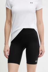 Under Armour edzős rövidnadrág Motion fekete, sima, közepes derékmagasságú, 1388646 - fekete M