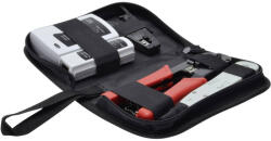 Digitus DN-94022 LAN hálózati szerszám és ellenőrző készlet RJ11, RJ12, RJ45(Cat5e, Cat6, Cat7) szereléséhez és ellenőrzéshez. A 9V-os elem nem tartozék ( DN-94022 ) (DN-94022)